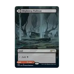 WOTC MtG Secret Lair Series Blightstep Pathway (Borderless) (R) (Foil) NM - Image 1