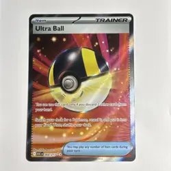 Pokemon Ultra Ball Trainer-Item Full Art Secret Rare ASCN Holo 264/217 English - Image 1