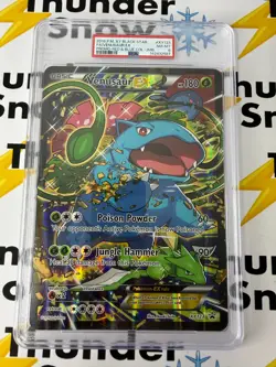 2016 Pokemon XY Venusaur EX Jumbo Black Star Promo BSP FA #XY123 PSA 8 - Image 1