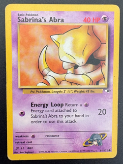 Pokemon TCG Sabrina's Abra Gym Heroes 91/132 Regular HP - Image 1