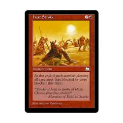 WOTC MtG Weatherlight Heat Stroke (R) EX - Image 1