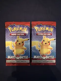 2022 Two Pokemon Match Battle McDonalds Promo Sealed Booster - Image 1