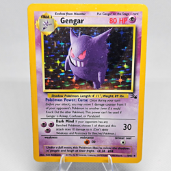 The Pokemon Company Gengar 5/62 Fossil Holo Rare Unlimited 80 HP - Pokemon NP - Image 1