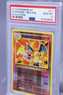 2016 Pokemon Charizard Reverse Holo, XY Evolutions #11/108 , PSA 10 - Gem Mint - Image 5