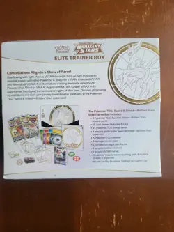 Pokemon Brilliant Stars Elite Trainer Box ETB Sealed - Image 2