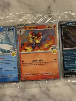 Primarina, Zarude & Armarouge (What’s Your Favorite Pokemon) Promo Sealed - Image 4