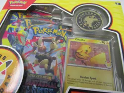 Pokemon Day 2026 Collection Box Pikachu Promo Coin & 3 Booster Packs NEW Sealed - Image 4
