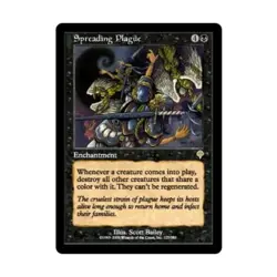 WOTC MtG Invasion Spreading Plague (R) EX - Image 1