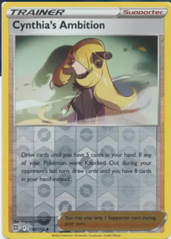 Pokemon TCG Cynthia's Ambition SWSH: Brilliant Stars 138/172 Reverse Holo NM/M - Image 1