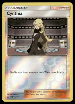 Cynthia 119/156 Uncommon Ultra Prism Pokemon Reverse Holo NM - Image 1