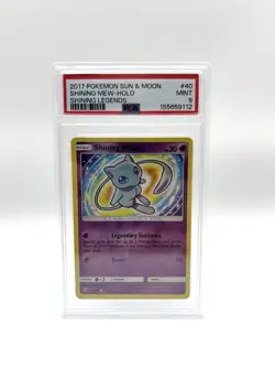 Pokemon PSA 9 Shining Mew 40/73 2017 Shining Legends Shiny Holo Rare - Image 3