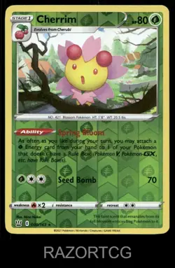 CHERRIM 008/163 HOLO R BATTLE STYLES POKEMON LP - Image 1