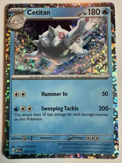 Cetitan 005/015 M23 McDonald’s Match Battle Holo Rare Promo Pokemon TCG 2023 NM - Image 1