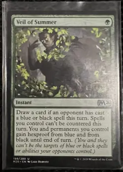 NM - Veil of Summer - 198 - Core Set 2020 - Image 2