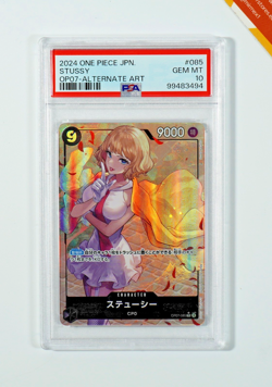 One Piece PSA 10 Stussy #OP07-085 SR 500 Years Into The Future 2024 Japanese - Image 1