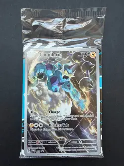 Pokemon Card Thundurus 209 Scarlet & Violet Promo Sealed - Image 1