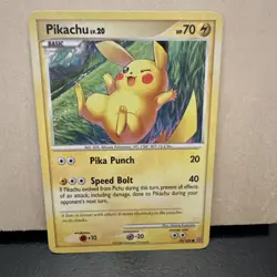 Pikachu 70/100 Stormfront Regular common Pokemon Card - Image 1