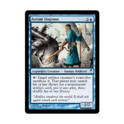 WOTC MtG Coldsnap Arcum Dagsson (R) NM - Image 1