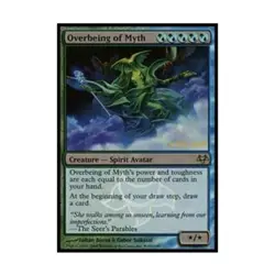 WOTC MtG Prerelease Promos Overbeing of Myth (P) (Foil) EX - Image 1