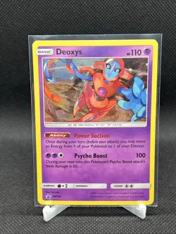 Pokemon TCG Deoxys SM164 Sun and Moon Black Star Promo Holo - Image 1