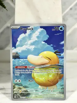 * MINT PSA Worthy* Psyduck 226/217 Illustration Rare Ascended Heroes Pokemon - Image 1