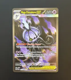 Pokemon Mega Chandelure EX 115/084 - Pitch Black - Image 1