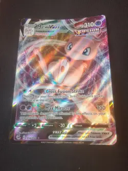 Pokemon TCG Mew Vmax Fusion Strike 114/264 Holo Ultra Rare - Image 1
