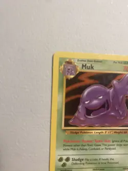 Pokemon TCG Muk Fossil 28 Regular Unlimited Rare - Image 2