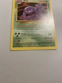 Pokemon TCG Muk Fossil 28 Regular Unlimited Rare - Image 4
