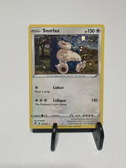 Pokemon TCG Snorlax 141/192 Sword & Shield Rare Cosmos Holo English - Image 1