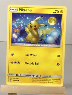 Pikachu (56) SM - Unified Minds Common 56/236 Pokemon TCG - Image 1