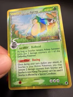 Pokemon - Snorlax 10/101 Delta Species - Dragon Frontiers Reverse Holo LP+ - Image 2