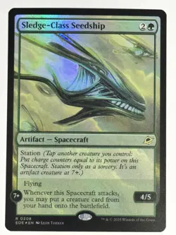 Sledge-Class Seedship FOIL Edge of Eternities 208 NM Magic MTG - Image 1
