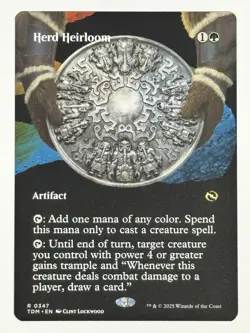 Herd Heirloom (Borderless) Tarkir: Dragonstorm 347 NM Magic MTG - Image 1