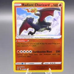 Radiant Charizard 020/159 Radiant Rare Crown Zenith Pokemon TCG NM - Image 1
