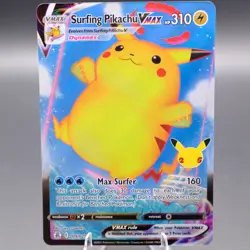 Surfing Pikachu VMAX 009/025 Ultra Rare Celebrations Pokemon TCG NM - Image 1