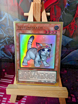 Rettungskatze | Yu-Gi-Oh! MGED DE006 | Gold Rare | Yugioh TCG - Image 1