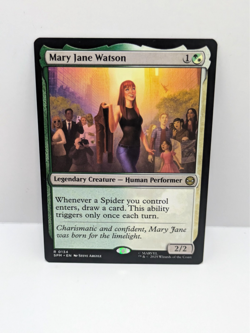 MTG Spiderman - Mary Jane Watson - Rare - Legendary Creature - SPM 134 - - Image 1