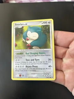 Pokemon TCG Snorlax Rising Rivals Card 81/111 Regular LP Condition - Image 4