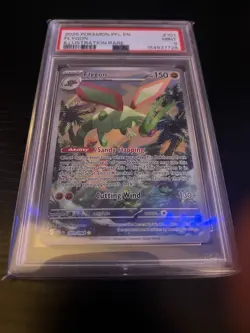 2025 POKEMON PFL EN-PHANTASMAL FLAMES ILLUSTRATION RARE #101 FLYGON PSA 9 - Image 1