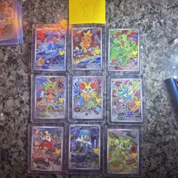 Pokemon SERIES 3 First Partner Illustration collection Set 9 Cards TCG in hand! - Image 1