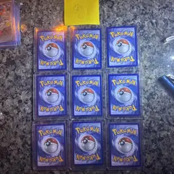 Pokemon SERIES 3 First Partner Illustration collection Set 9 Cards TCG in hand! - Image 2