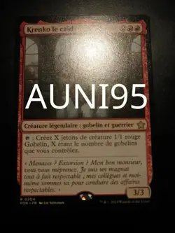 mtg magic Krenko, Mob Boss FRENCH VF FR krenko le caid fondations - Image 1