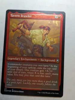 MTG - CLB Commander Legends - U 511 - FOIL - Tavern Brawler - NM/VLP - Image 1