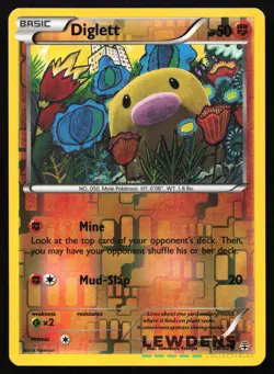 Diglett - 38/83 - Common - Reverse Holo - Generations - Pokemon Card - Image 1