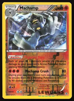 Machamp - 42/83 - Holo Rare - Reverse Holo - Generations - Pokemon Card - Image 1