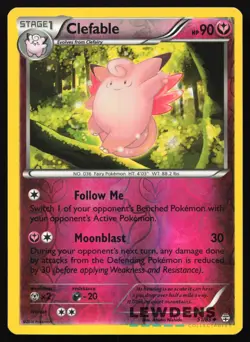 Clefable - 51/83 - Uncommon - Reverse Holo - Generations - Pokemon Card - Image 1