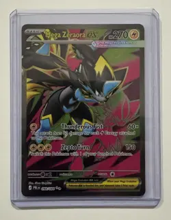 Pokemon TCG Mega Zeraora ex 098/084 Ultra Rare Pitch Black Holo NM - Image 3