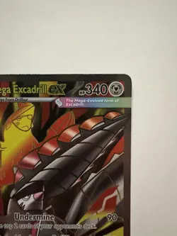 POKEMON Mega Excadrill ex 103/084 Ultra Rare Pitch Black Holo NM - Image 3
