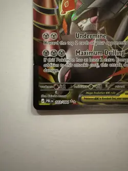 POKEMON Mega Excadrill ex 103/084 Ultra Rare Pitch Black Holo NM - Image 5
